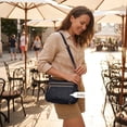 thumbnail image 2 of Crossbody Bags for Women, Leather Sling Bag Purse with Adjustable Strap, Ladies  Shoulder Bag  with Multi Zipper Pocket,Idea for Gift for Her(Black Bag), 2 of 9