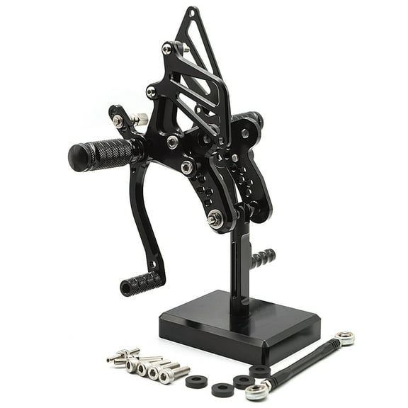 FXCNC CNC Billet Motorcycle Adjustable Footrests Rearsets Foot Pegs Compatible with GSXR1300 GSX1300R HAYABUSA 1999-2020