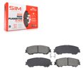 thumbnail image 1 of SIM Rear Semi-Metallic Disc Brake Pads SIM-2032 for Car 2017-2023 Nissan TITAN, 1 of 8