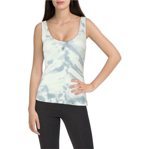 n:philanthropy Bourbon Ribbed Tank Top para mujer, azul, pequeño