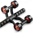 thumbnail image 7 of Abdominal Exercise Roller for Six Pack Abs, Core Workout Trainer, Stomach Exercises with Knee Mat, Sport Fitness for Men and Women, 7 of 7