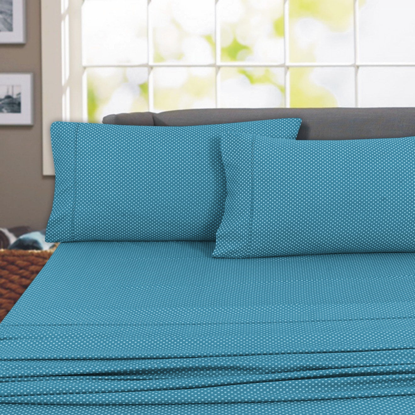 Regency Club 800 Thread Count 100% Cotton Sheet Set (Twin XL, Teal