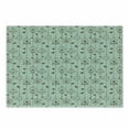 thumbnail image 1 of Vintage Cutting Board, Pattern Birds and Cages Illustration Freedom Escape Art, Decorative Tempered Glass Cutting and Serving Board, Small Size, Mint Green and Brown, by Ambesonne, 1 of 1