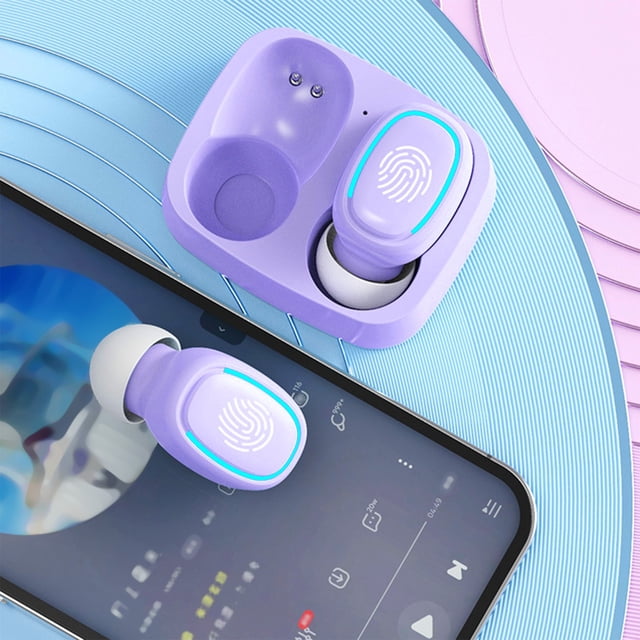 Auriculares Bluetooth, Auriculares inalámbricos, Auriculares Bluetooth Touchs Auriculares inalámbricos Bluetooth Color Macaron Mini Auriculares binaurales invisibles In-ear Auriculares Bluetooth In-bu