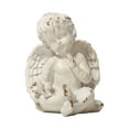 thumbnail image 1 of Antique White Small Cherub Angel Statues with Dove 5", Distressed Finish Resin Collectible Angel Figurines, Greek Statue Decor for Indoor, Decorative Garden Peace Angel for Gifts Patio Porch Lawn, 1 of 7