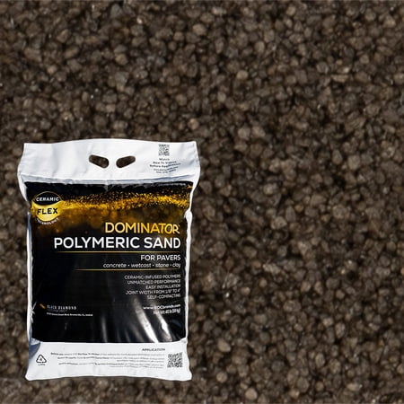 DOMINATOR 40 Lb. Titanium Gray Polymeric Sand, Premium, High-Performance Paver Joint Sand with Ceramic Flex