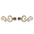 thumbnail image 2 of Dalazy Paire de Embouts de Tringle à Rideaux Diamètre Intérieur 22mm 1_Bronze, 2 of 9