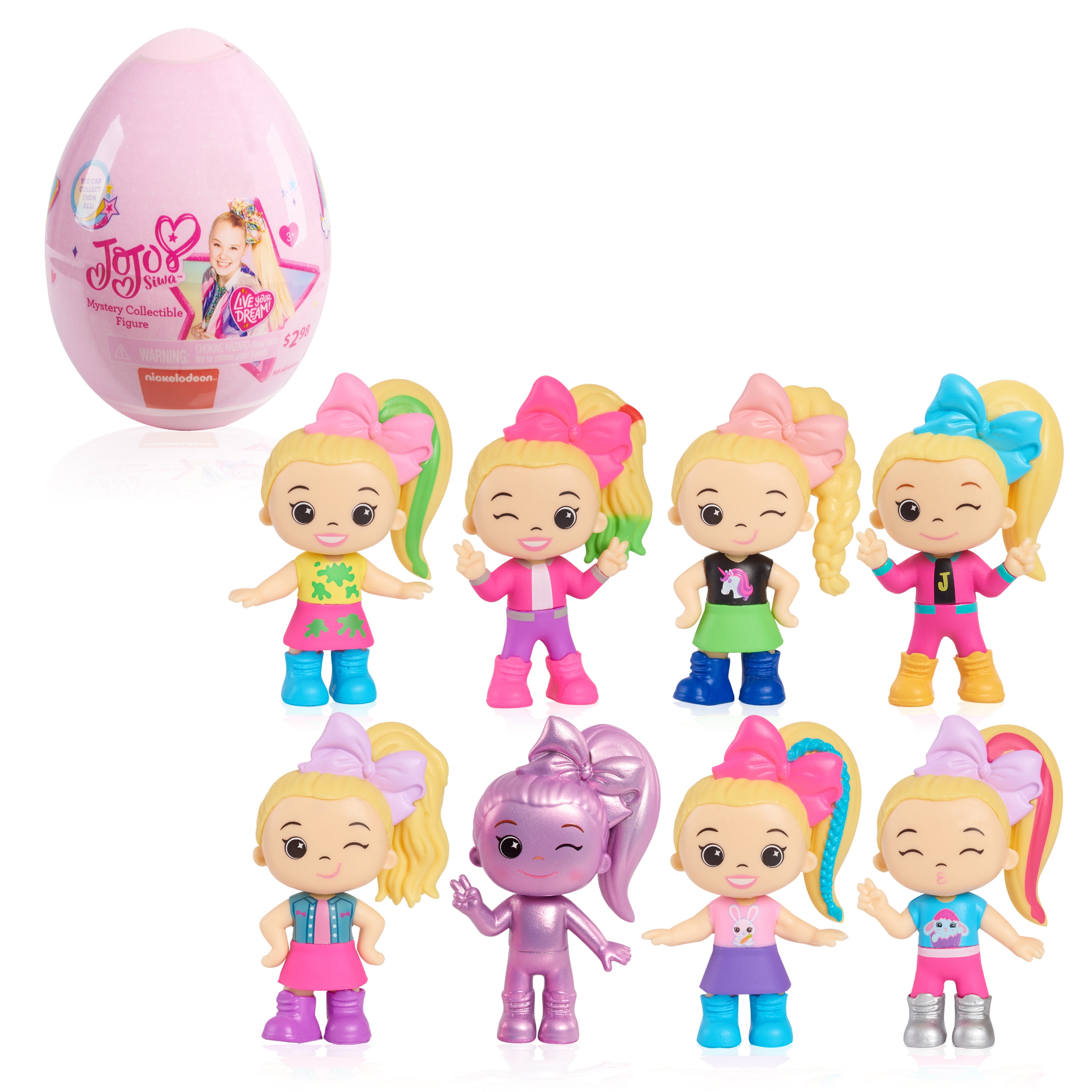 Nickelodeon JoJo Siwa Collectible Figure in Egg Capsule for Easter