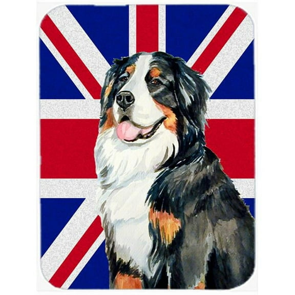 Carolines Treasures Bernese Mountain Dog With English Union Jack British Flag Mouse Pad