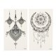 thumbnail image 5 of Pegatinas de tatuajes 3D letras personalizadas brazos florales pegatinas de tatuajes neutros e impermeables tatuajes joyas de pareja regalos de San Valentín, 5 of 5