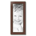 thumbnail image 2 of ArtToFrames 8" x 21" Honors Mahogany with Gold Picture Frame, 8x21 inch Brown Wood Poster Frame (WOM-5156),  Pack, 2 of 7