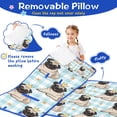 thumbnail image 3 of Pug with Crown Toddler Nap Mats for Kids Preschool,Sleeping Mat Bag or Kids,Toddler Sleeping Bag,Toddler Nap Mat or Daycare, 3 of 6