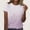 Purple, variant on Women's T Shirts Graphic 4XL Gradient Color Crew Neck Casual Loose T-Shirt