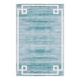thumbnail image 2 of Jill Zarin Uptown Collection Area Rug - Lenox Hill (4' 1" x 6' 1" Rectangle Turquoise/Ivory), 2 of 6