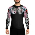 thumbnail image 2 of Raven Fightwear Men's Irezumi 3.0 Rash Guard BJJ MMA Black, 2 of 3