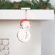 thumbnail image 5 of Juego de adornos navideños de madera | Decoraciones navideñas colgantes para árbol y puerta | Colgantes con escenas festivas para decoración interior y exterior, 5 of 6