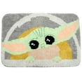 thumbnail image 2 of Baby Yoda 14-Piece Shower Curtain Set with Tufted Rug, 72 x 72, Microfiber, Green, Star Wars, 2 of 12
