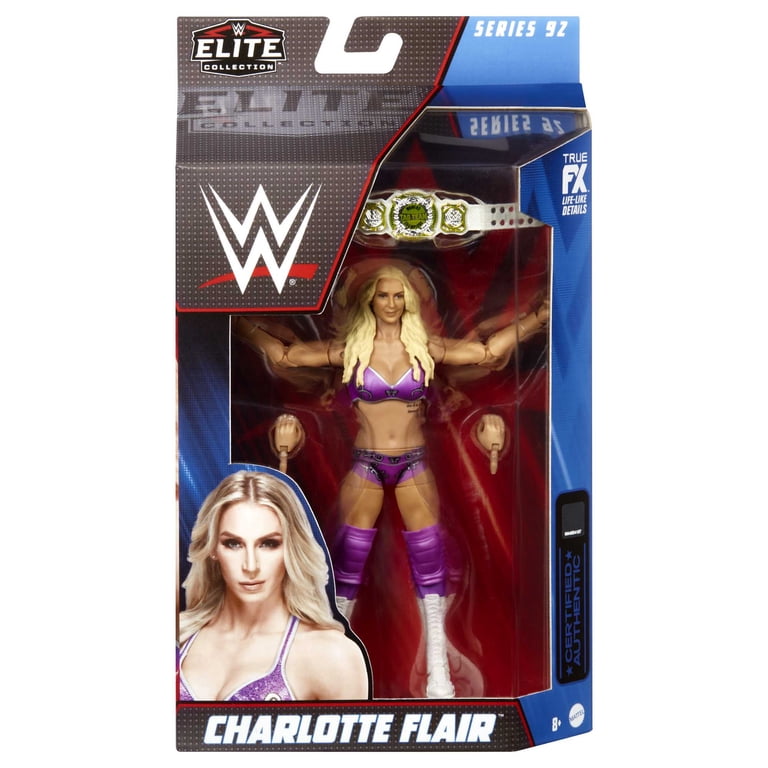 Action Figure WWE Elite Collection Charlotte Flair - 25 Punti Di Articolazione, Accessori E Tecnologia TrueFX, Giocattolo 8+ Anni - 5