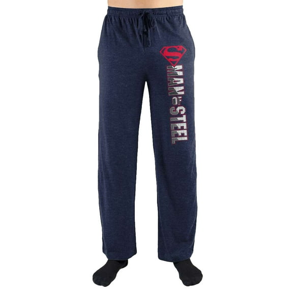 American Superman Man Of Steel Symbol Print Men's Loungewear Lounge Pants Medium