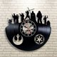 thumbnail image 1 of Reloj de pared Stormtroopers Daths Vaders con disco de vinilo de 30 cm, 1 of 1