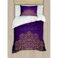 thumbnail image 3 of Ambesonne Mandala Vintage Decorative Ornament Eastern Ottoman Art Motifs Revival Swirling Duvet Cover Set, 3 of 3