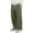 EliteGoogv#Army Green, variant on Men Textured Corduroy Wide Leg Pants Elastic Drawstring Waist Side Pockets Classic Designer Patched Detail Flowy Comfort Soft Casual Everyday Wear,Blue,M
