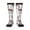 3 Black, variant on Monkey Print Thigh High Socks Extra Long Stretchy Sock Women Over Knee High Opaque Stocking Daily Wear