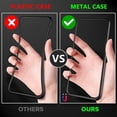 thumbnail image 4 of Funda magnética de vidrio templado para móvil, carcasa protectora antiespía para iphone 15, 14, 13, 12, XR, 11 Pro MAX, X, 7, 8, 6 Plus, 360, 4 of 5