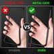 thumbnail image 4 of Funda magnética de vidrio templado para móvil, carcasa protectora antiespía para iphone 15, 14, 13, 12, XR, 11 Pro MAX, X, 7, 8, 6 Plus, 360, 4 of 5