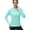 LightGreen hoodie, variant on QPNGRP Women's Long Sleeve Shirts UPF 50+ Sun Protection SPF Quick Dry Lightweight T-Shirt Swim Hiking Runing Fishing Tops Skyblue L