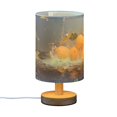 thumbnail image 2 of Lemon in Water Bedside Table Lamp LED Warm Lights with USB Charging Port Retro Cylinder Desk Lamps, 2 of 7
