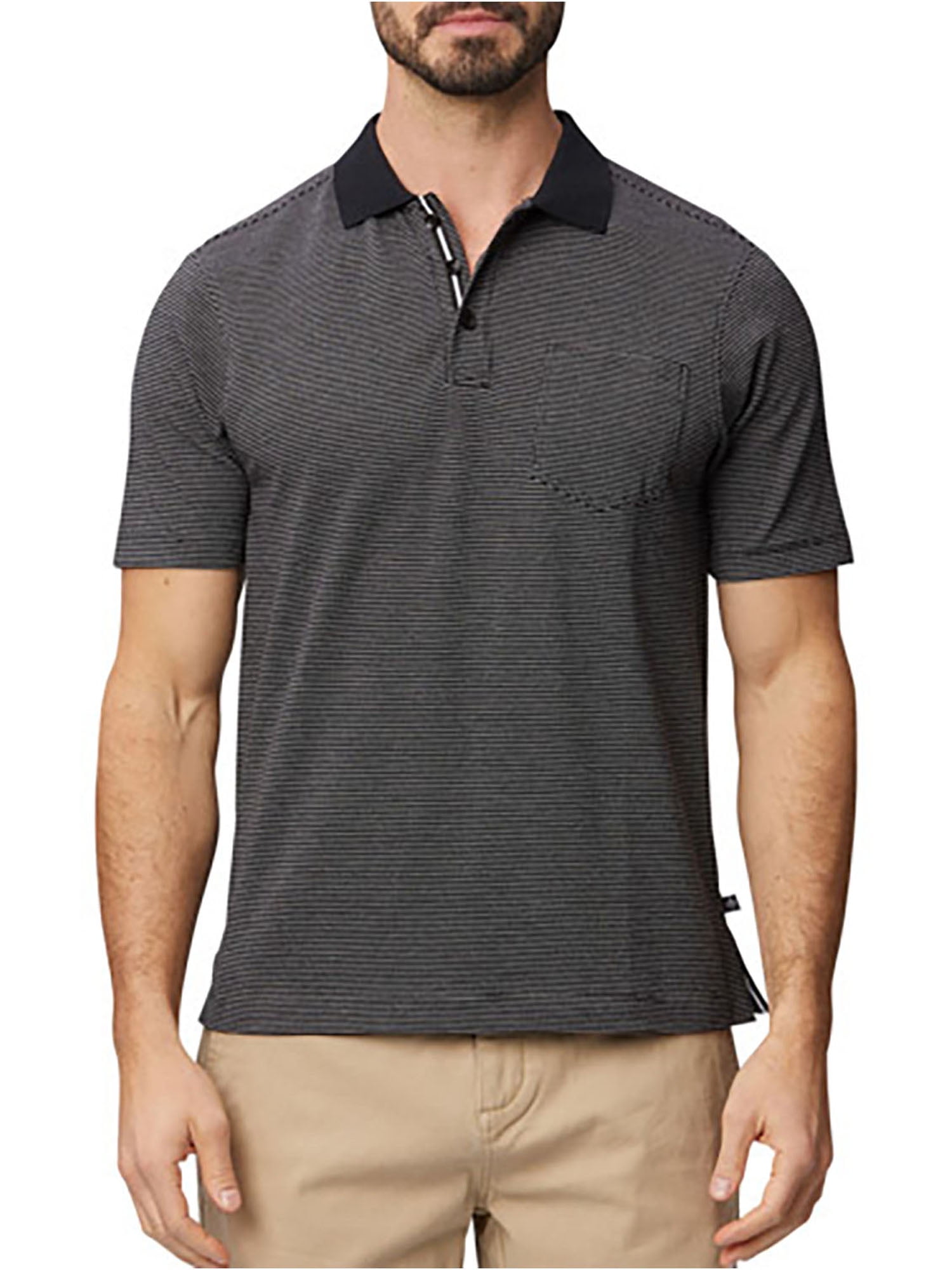 Champion Adult Men NCAA Textured Solid Polo