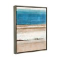 thumbnail image 4 of Stupell Industries Abstract Beach Landscape Abstract Painting Gray Floater Framed Canvas Art Print Wall Art, 25 x 31, 4 of 10