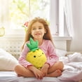 thumbnail image 4 of LotFancy Pineapple Plush Toy Pillow, Cute Squishy Stuffed Animal Plushie Doll Gift for Kids Girls Boys, 4 of 7