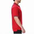 thumbnail image 5 of TOPTIE Baseball and Softball Referee Shirt Short Sleeve Polo Shirt Umpire Jersey-Red-M, 5 of 6