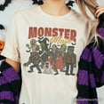 thumbnail image 2 of Vintage Monster Mash T-Shirt, Retro Halloween Friends Tee, 2 of 8