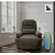 thumbnail image 4 of Sillón Reclinable con calentador y masajeador color Gris, 4 of 6