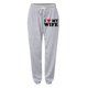 thumbnail image 4 of Pantalones de chándal anchos y rectos con forro polar para mujer - Pantalones de yoga de cintura alta con bolsillos para hacer ejercicio/uso informal (S-XXL), 4 of 4