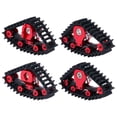 thumbnail image 1 of fastboy 4pieces Snow Tires Sets Simulate Carload Tracks Wheel Sandmobile Conversion 4Pcs For 1/18 RC Crawler Car T RX-4M Red XZ-001R, 1 of 6