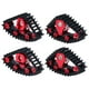 thumbnail image 1 of Tholdsy 4 Uds Juegos de Neumáticos de Nieve Rojo para Coche Trepador RC, 1 of 6