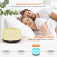 thumbnail image 3 of Essential Oil Diffuser,280ml Diffusers with Remote Control,BPA-Free Ultrasonic Aromatherapy Diffuser Humidifier with Adjustable Mist Mode, 3 of 8