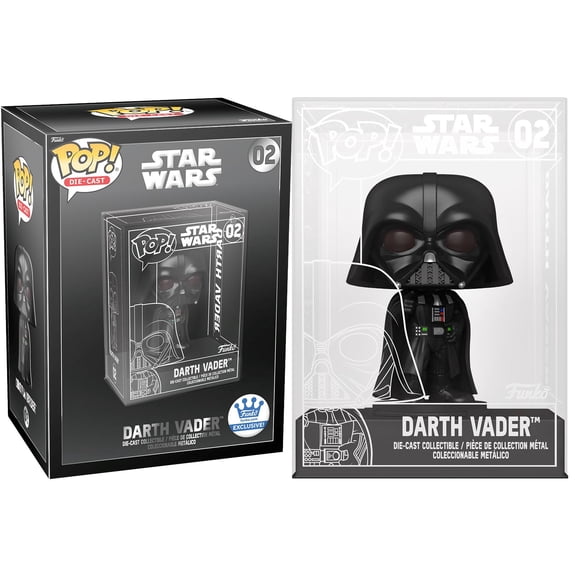 Funko Pop! Die-Cast Star Wars Darth Vader Funko Shop Exclusive Figure #02