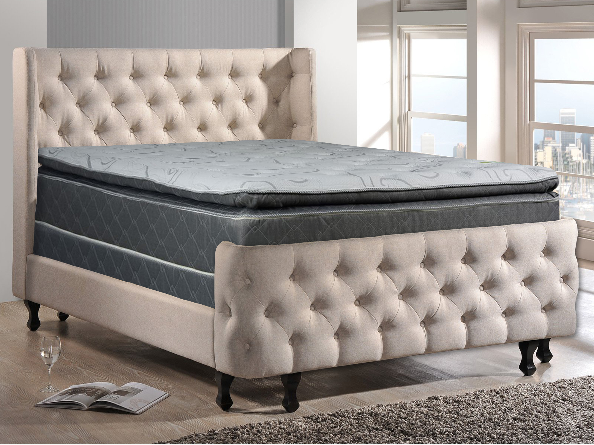 Bedroom Furniture Mattress & Box Spring Sets Home & Kitchen Queen Size