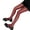 A, variant on Women Hollowed Out Sheer Mesh Pantyhose Sunflower Patterned Tights Solid Colored Leggings Stocking