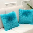 thumbnail image 4 of Sanmadrola Pillow Covers Throw Pillow Covers Pillow Protector with Hidden Zipper Furry Long Faux Fur 18''x18'' 2 Pack, 4 of 7