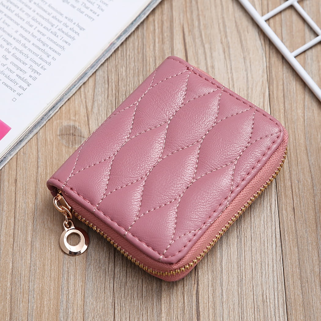 Women Small Change Purse Grids Zip Change Pouch Small Coin Purse for Ladies Walmart