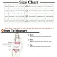 thumbnail image 3 of Babysbule Swimsuits for Women Fashion Women Split Swimsuit Show Waist Printing Bikini, 3 of 7