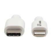 Tripp Lite Lightning To Usb C Sync / Cable Iphone Ipd Usb Type C Usb-c Usb Type-c 3ft Usb Cable Usb-c (m) To Lightning (m) Usb 2.0 20 V 3 A 3 Ft White