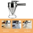 thumbnail image 3 of unbranded Dispenser Piston Funnel De Acero Inoxidable Para Repostería Y Desmontable Y Soporte, 3 of 7