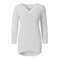 thumbnail image 4 of Long Sleeve Shirts For Women Fashionable Long Sleeve Pullover Loose Fuzzy Jumper Sweater Polyester Fabric 1Pc 5Xl Womens Tops, 4 of 7